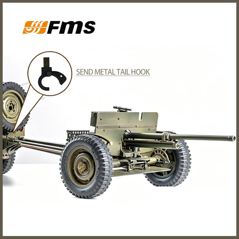 Rc Jeep Hobby - FMS 1/12 C1336 M3 Anti-tank Gun