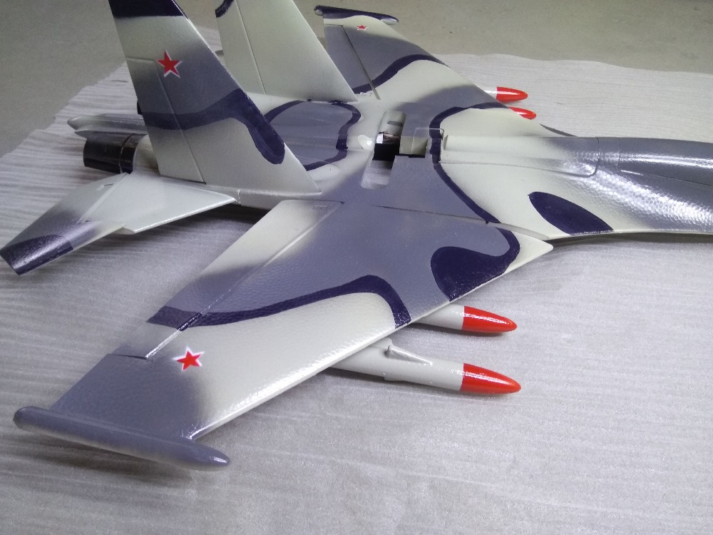 White EPO RC Plane SU-27 SU27  - Rc Hobby Plane 评论和价格