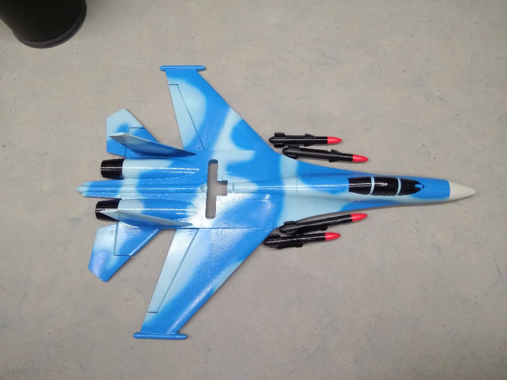 White EPO RC Plane SU-27 SU27  - Rc Hobby Plane 评论和价格