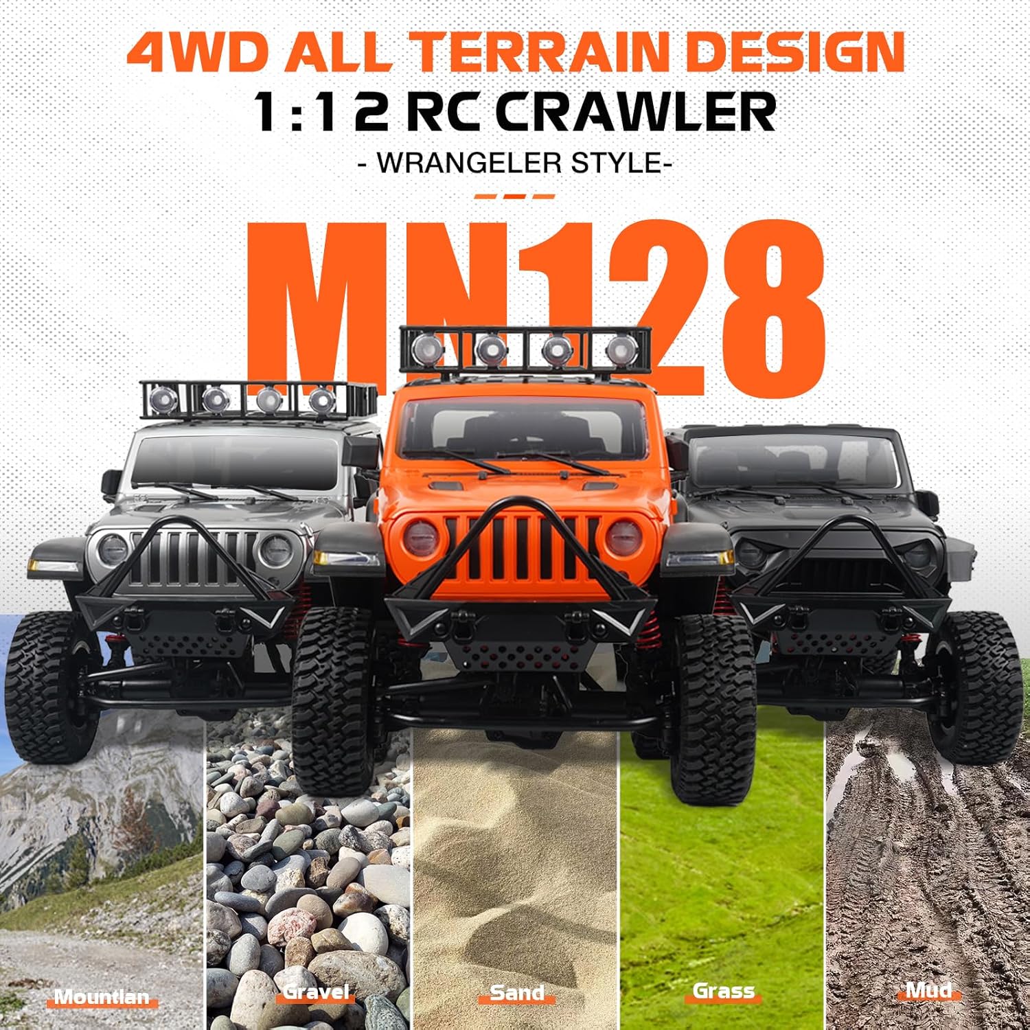1/12 Scale 4x4 4WD RC Rock Cra - Rc Jeep Hobby 评论和价格