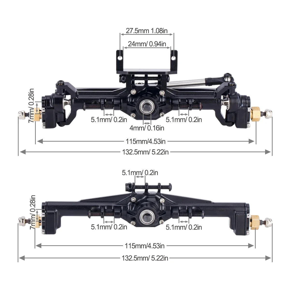 Aluminum CNC Portal Axles +10m - Hobby Zone Rc 评论和价格