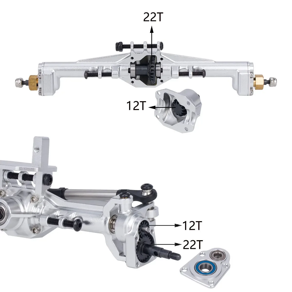 Aluminum CNC Portal Axles +10m - Hobby Zone Rc 评论和价格