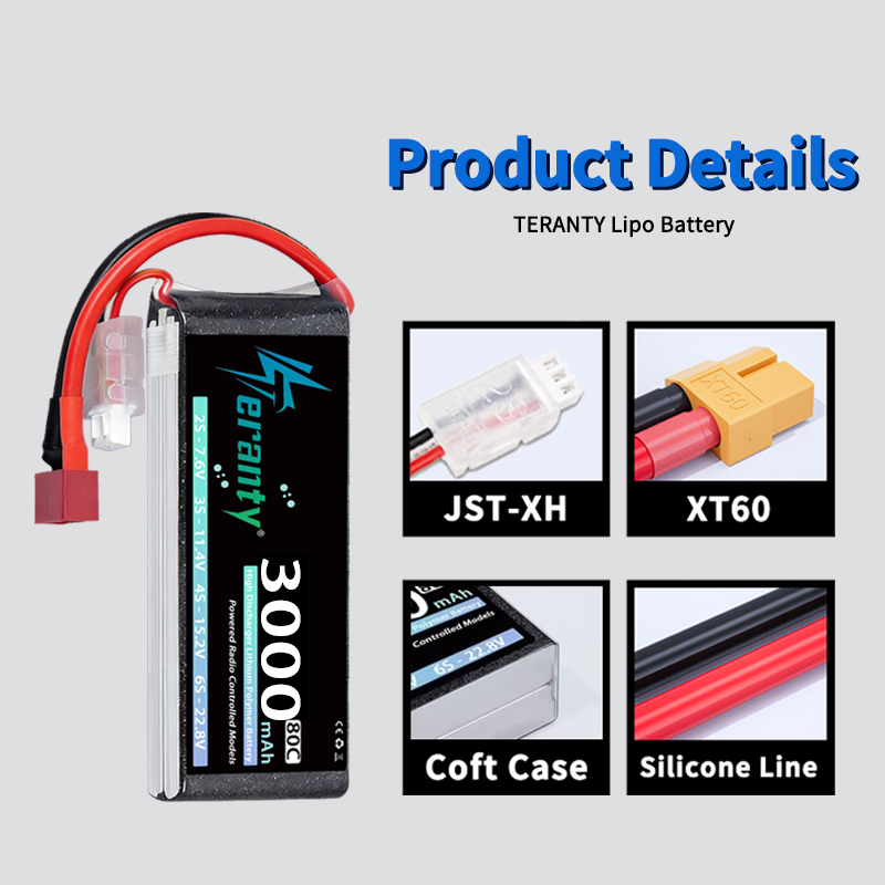 TERANTY 2S 3000mAh Lipo Batter - Rc Hobby & Maskinservice I Eskilstuna 评论和价格