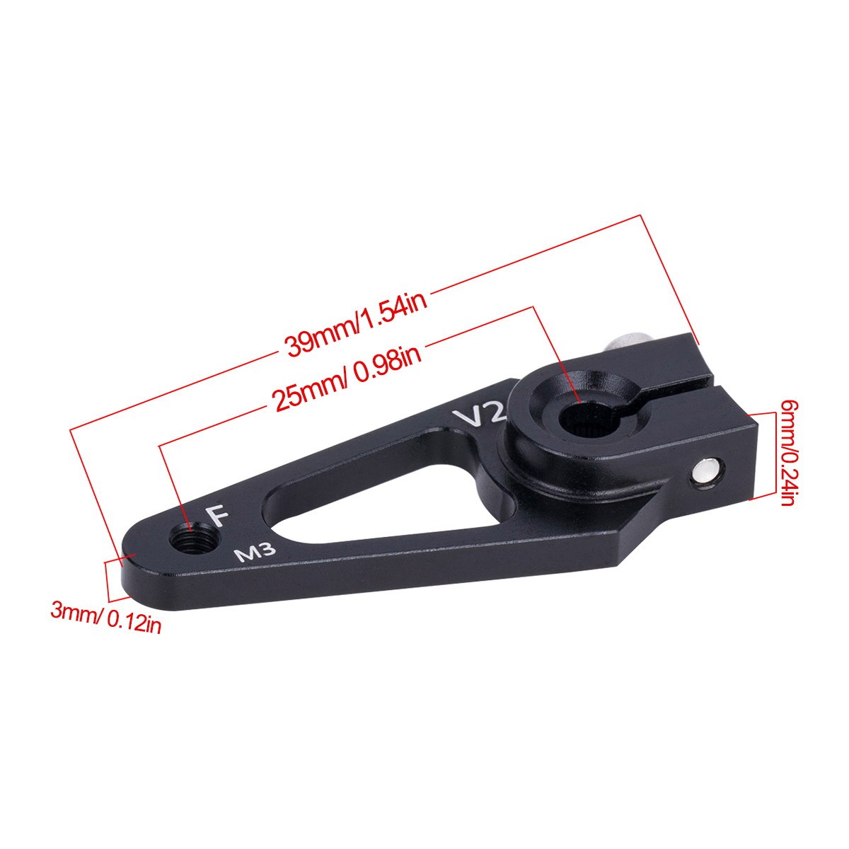 7075 Aluminum 25T Servo Horn M - Hobby Zone Rc 评论和价格