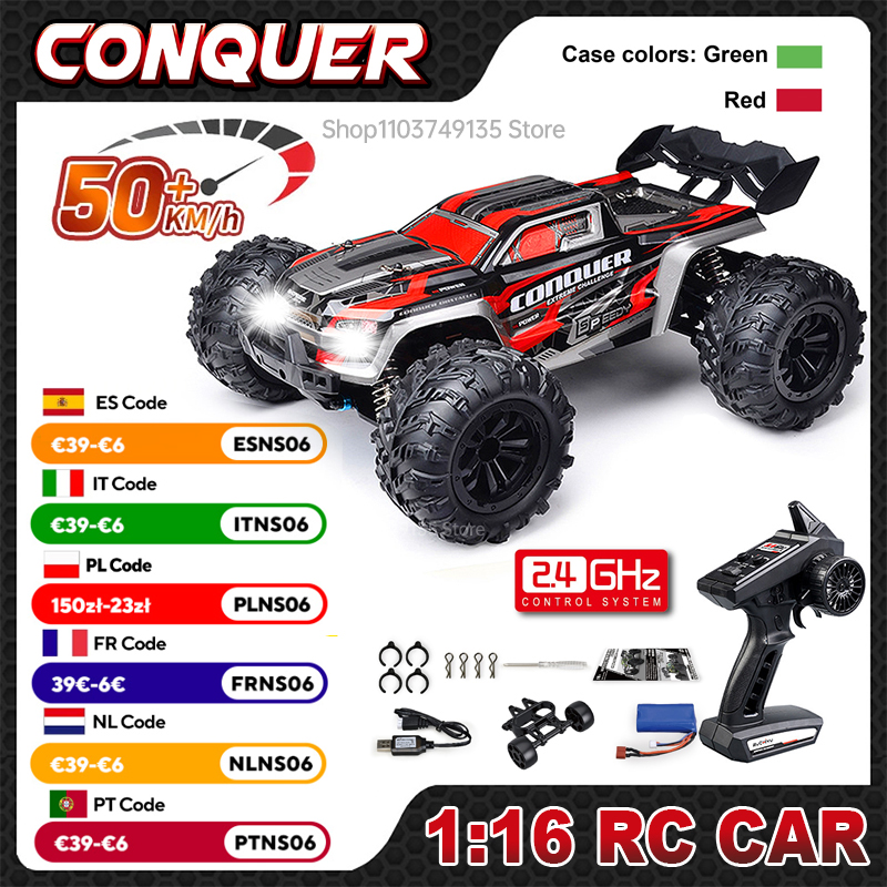WLtoys 1:16 Scale Large RC Car - Rc Hobby Grade Car 评论和价格