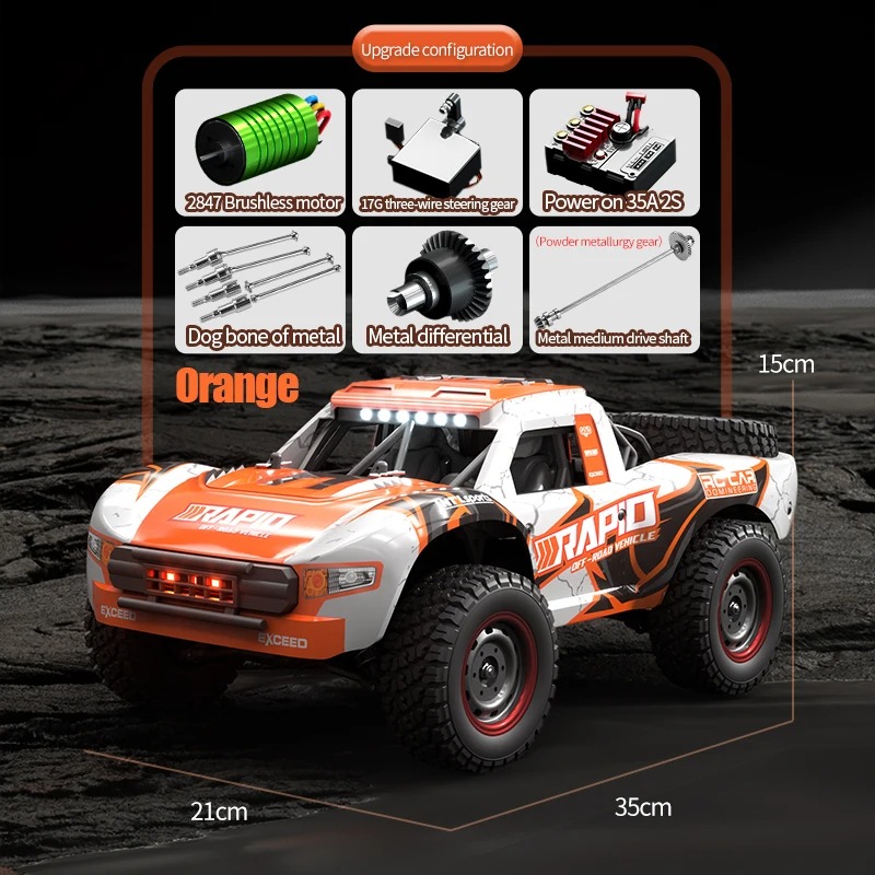 JJRC Q130 1:16 70KM/H 4WD RC C - Rc Hobby Grade Car 评论和价格