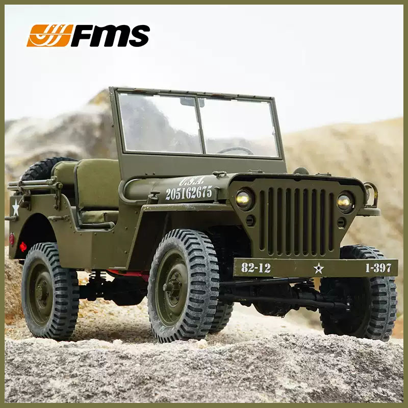 FMS 1/6 Climber 1941 Willys MB - Hobby Zone Rc 评论和价格
